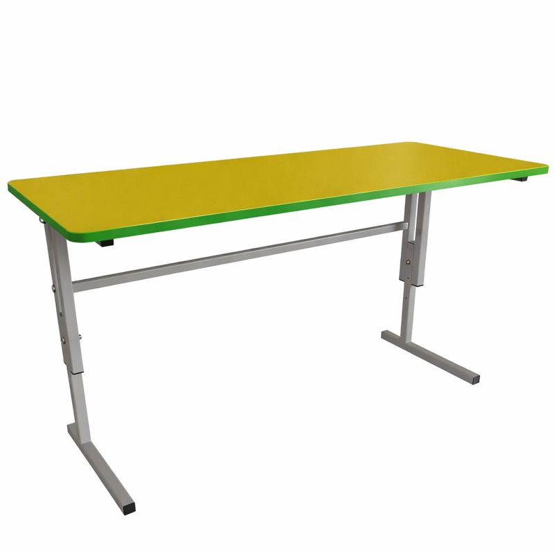 Стіл 2-місний з регулюванням по висоті 1100х450х580 мм (0-3 рост. груп) MEBLIX